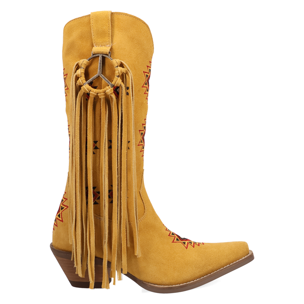 Online Exclusive | Dingo | Sweet Dreams Leather Boot in Yellow **PREORDER