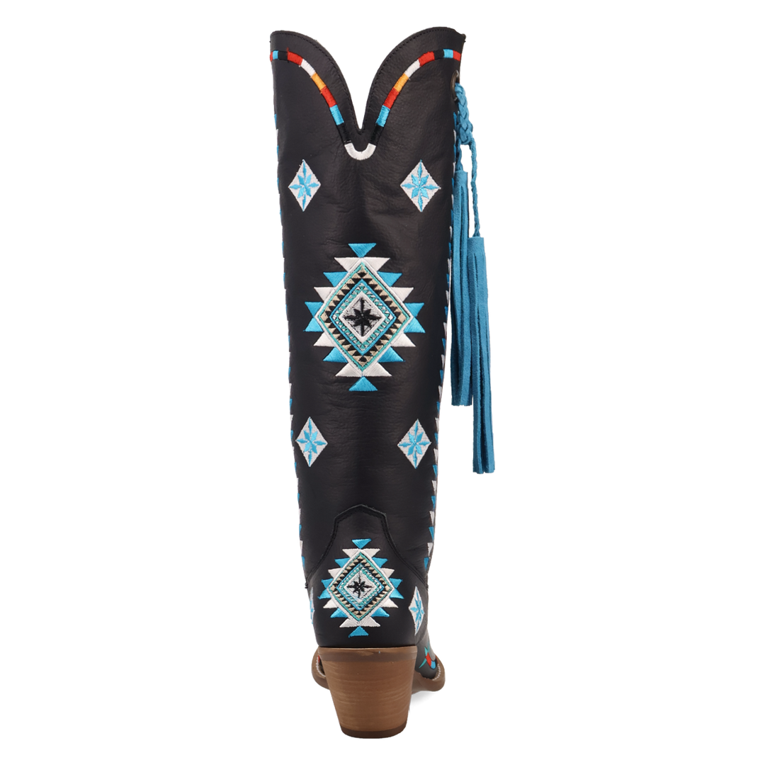 Online Exclusive | Dingo | Terracotta Leather Boot in Black **PREORDER