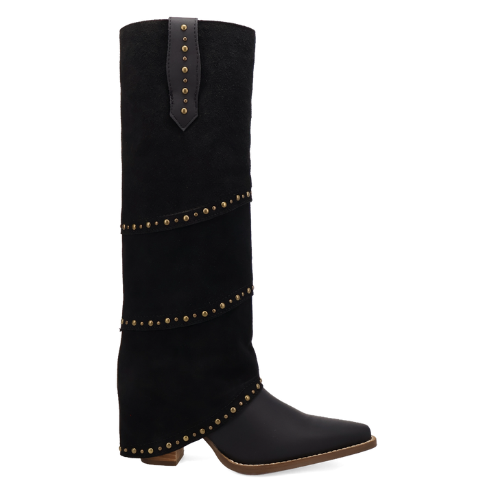 Online Exclusive | Dingo | Texani Leather Boot in Black **PREORDER