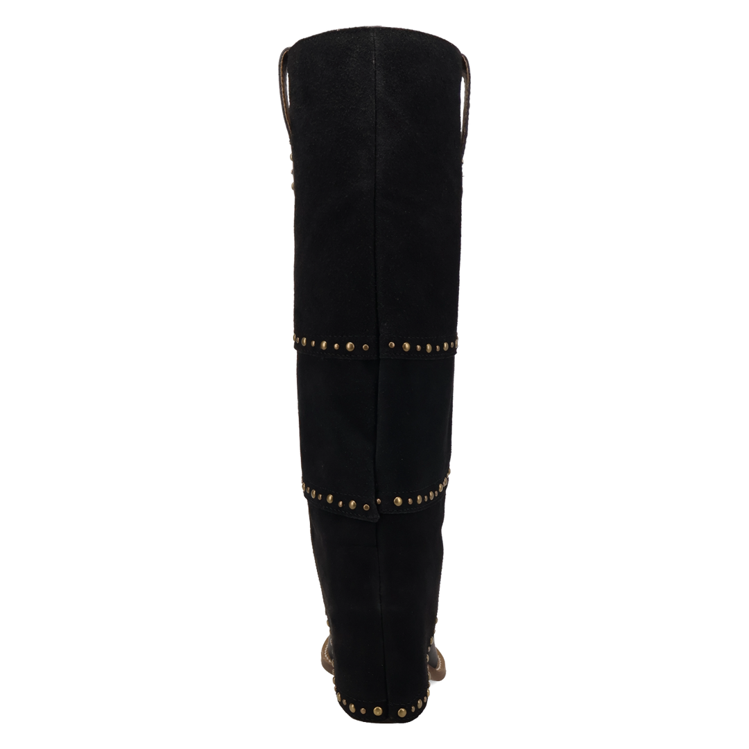 Online Exclusive | Dingo | Texani Leather Boot in Black **PREORDER