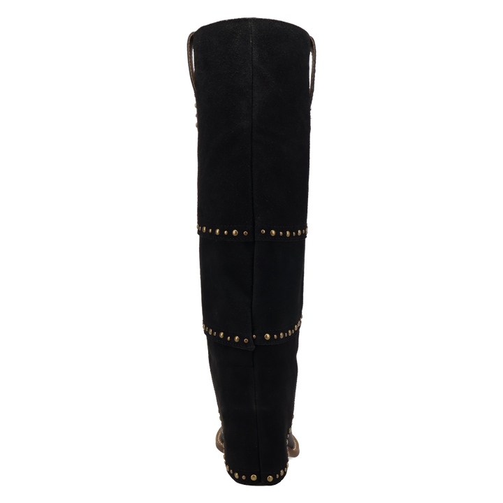 Online Exclusive | Dingo | Texani Leather Boot in Black **PREORDER