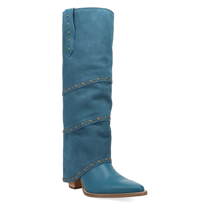 Online Exclusive | Dingo | Texani Leather Boot in Blue **PREORDER