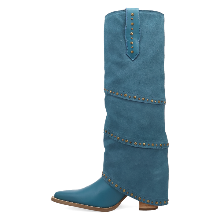 Online Exclusive | Dingo | Texani Leather Boot in Blue **PREORDER