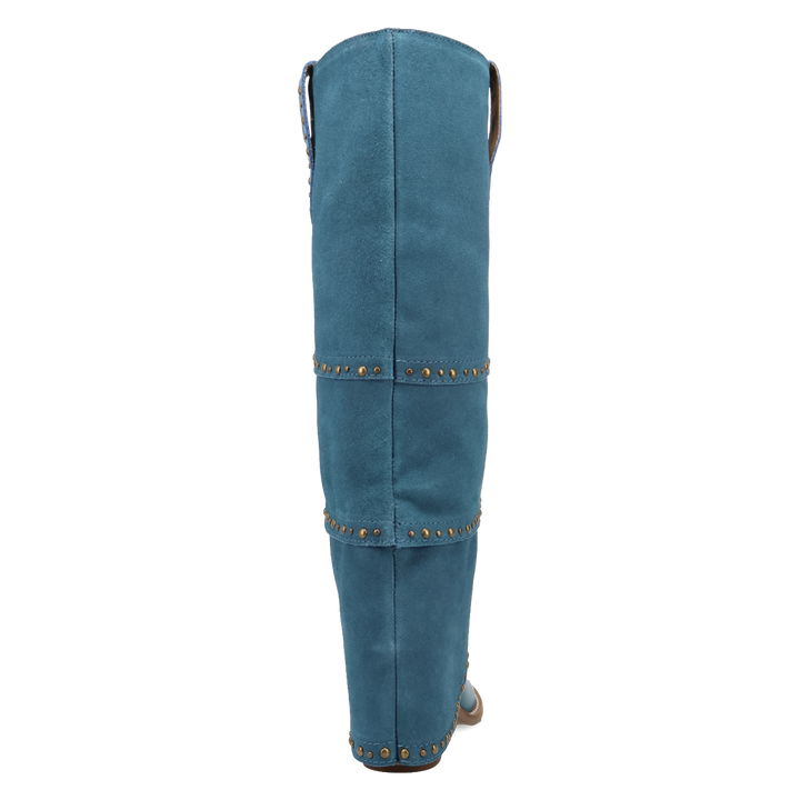 Online Exclusive | Dingo | Texani Leather Boot in Blue **PREORDER