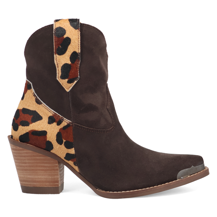 Online Exclusive | Dingo | Texas Charm Suede Leather Bootie in Brown **PREORDER