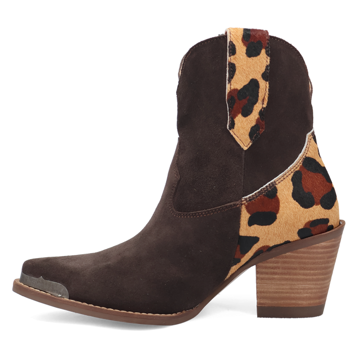 Online Exclusive | Dingo | Texas Charm Suede Leather Bootie in Brown **PREORDER