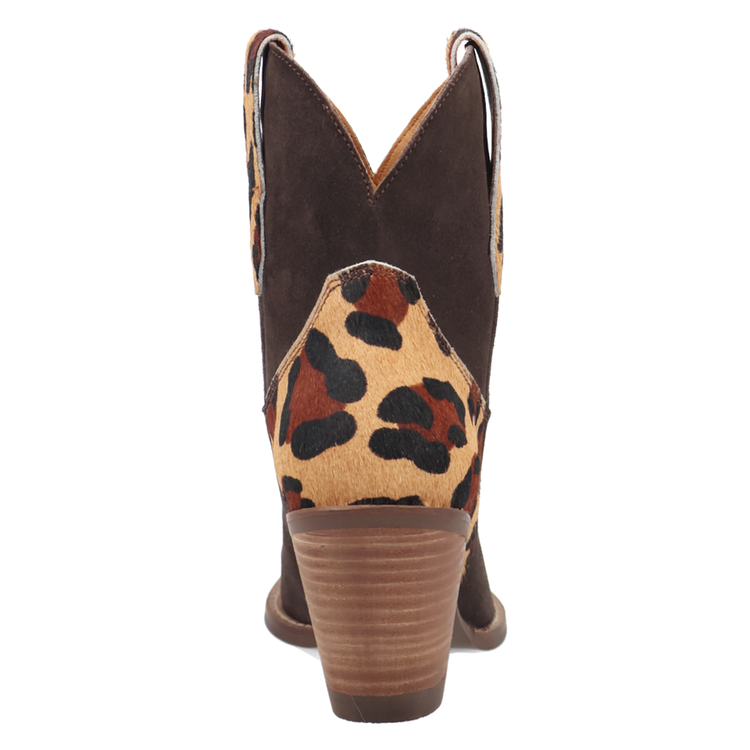 Online Exclusive | Dingo | Texas Charm Suede Leather Bootie in Brown **PREORDER