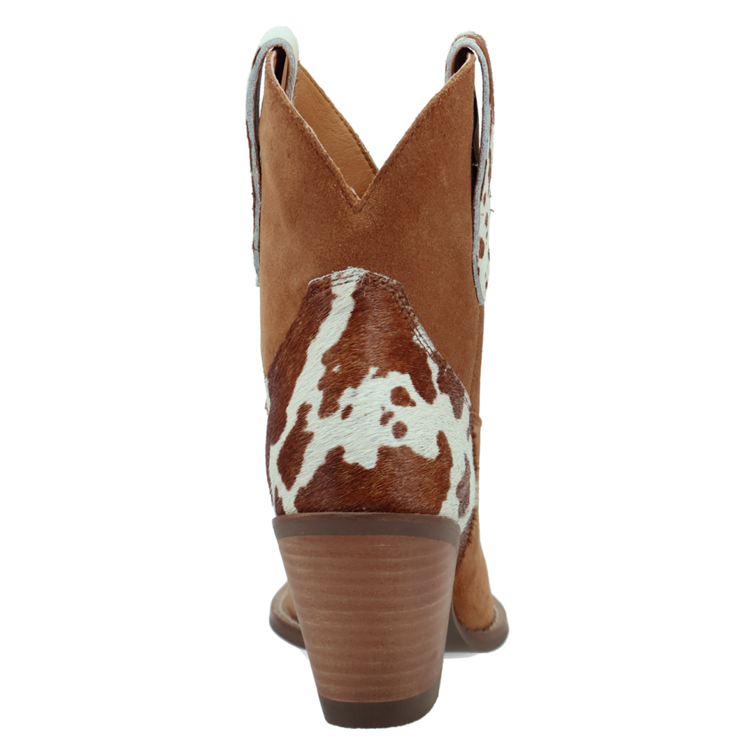 Online Exclusive | Dingo | Texas Charm Suede Leather Bootie in Camel **PREORDER
