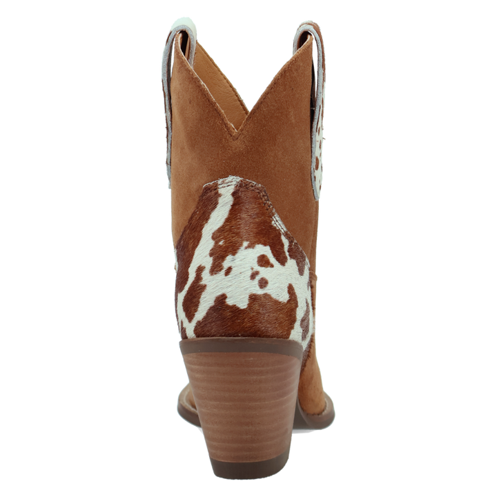 Online Exclusive | Dingo | Texas Charm Suede Leather Bootie in Camel **PREORDER