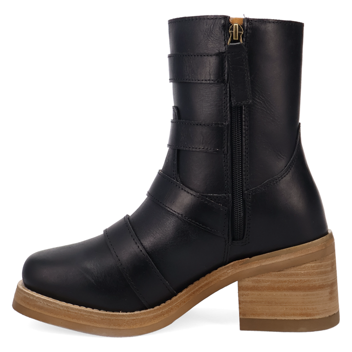 Online Exclusive | Dingo | Topanga Leather Bootie in Black **PREORDER