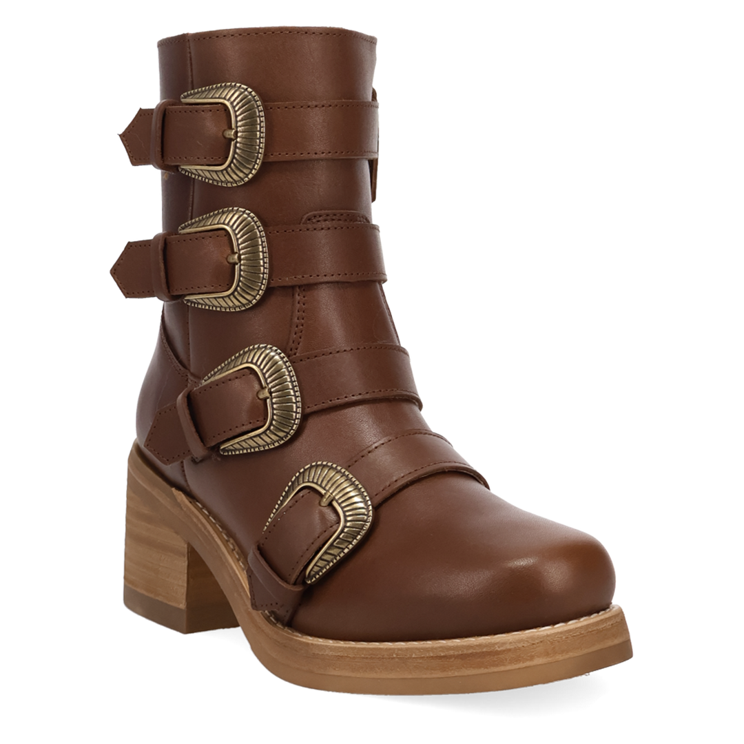 Online Exclusive | Dingo | Topanga Leather Bootie in Brown **PREORDER