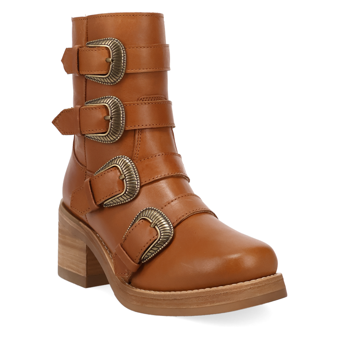 Online Exclusive | Dingo | Topanga Leather Bootie in Tan **PREORDER