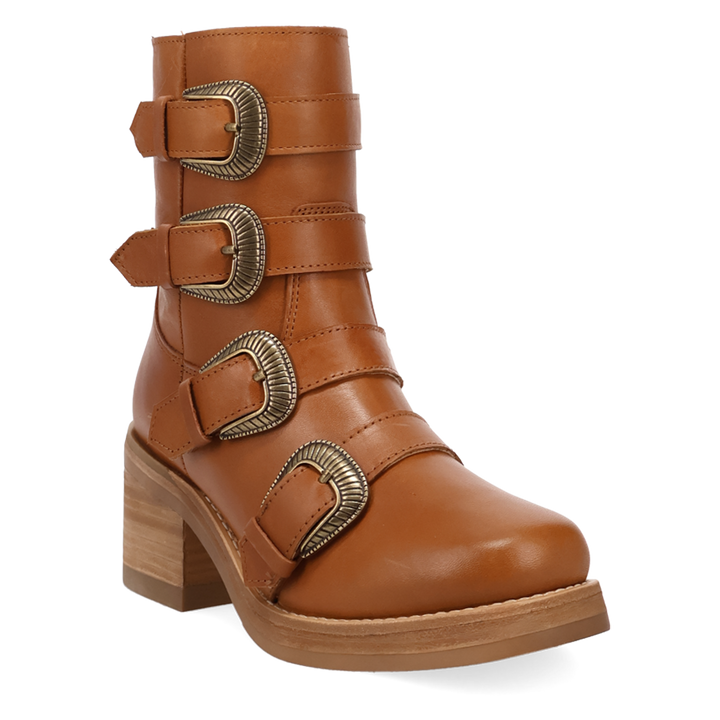 Online Exclusive | Dingo | Topanga Leather Bootie in Tan **PREORDER