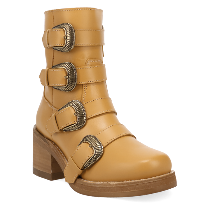 Online Exclusive | Dingo | Topanga Leather Bootie in Yellow **PREORDER