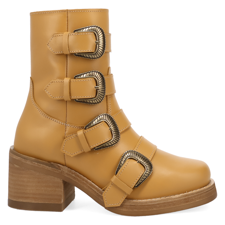 Online Exclusive | Dingo | Topanga Leather Bootie in Yellow **PREORDER