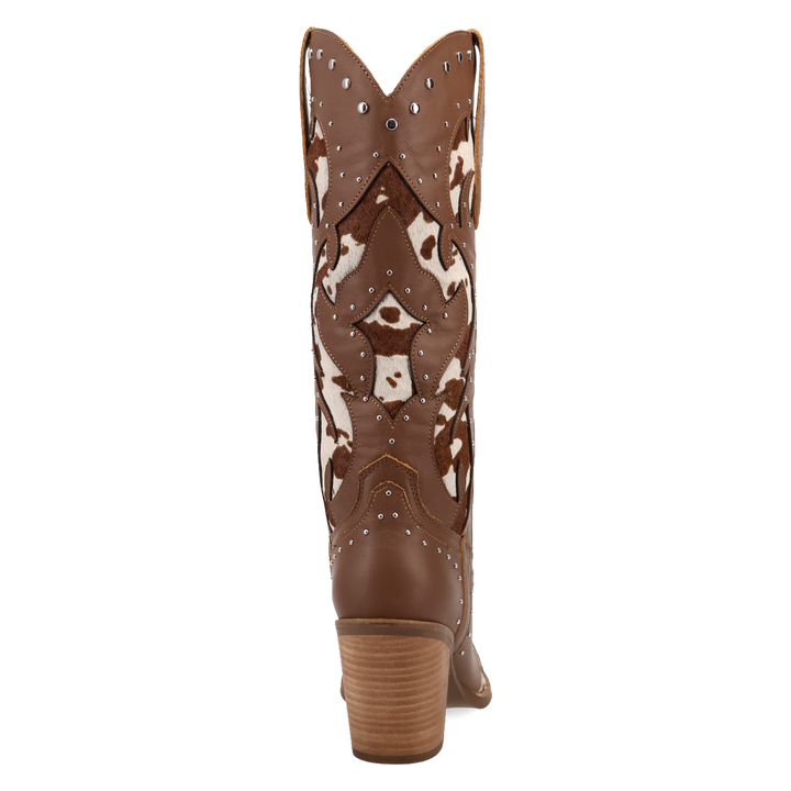 Online Exclusive | Dingo | Untamed Leather Boot in Brown Cow Print **PREORDER