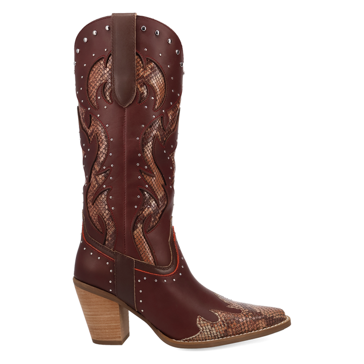 Online Exclusive | Dingo | Untamed Leather Boot in Maroon **PREORDER