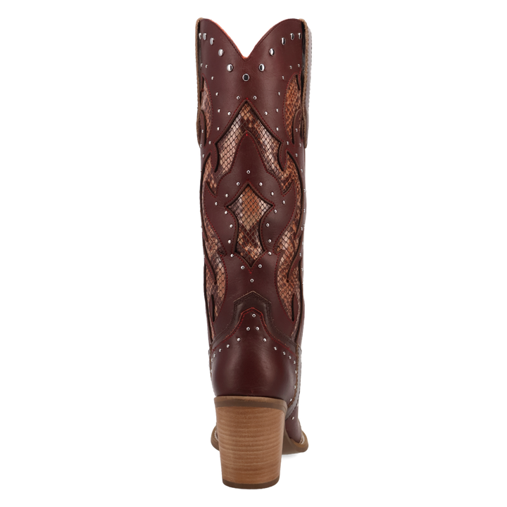 Online Exclusive | Dingo | Untamed Leather Boot in Maroon **PREORDER