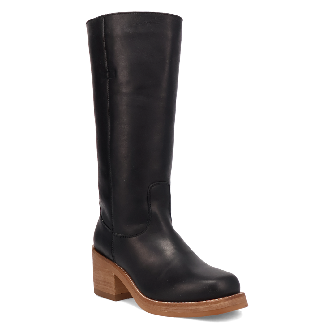 Online Exclusive | Dingo | Vagabond Leather Boot in Black **PREORDER