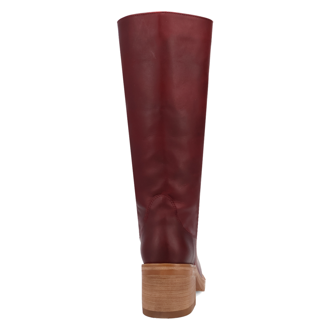 Online Exclusive | Dingo | Vagabond Leather Boot in Maroon **PREORDER