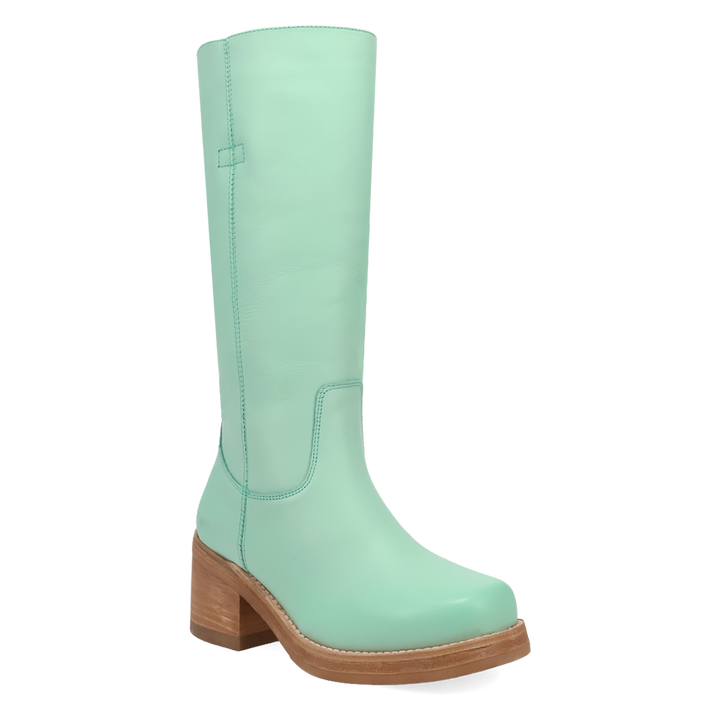 Online Exclusive | Dingo | Vagabond Leather Boot in Mint Green **PREORDER