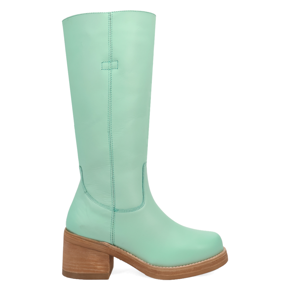 Online Exclusive | Dingo | Vagabond Leather Boot in Mint Green **PREORDER