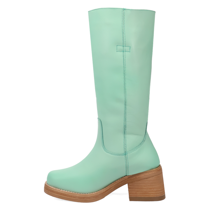 Online Exclusive | Dingo | Vagabond Leather Boot in Mint Green **PREORDER