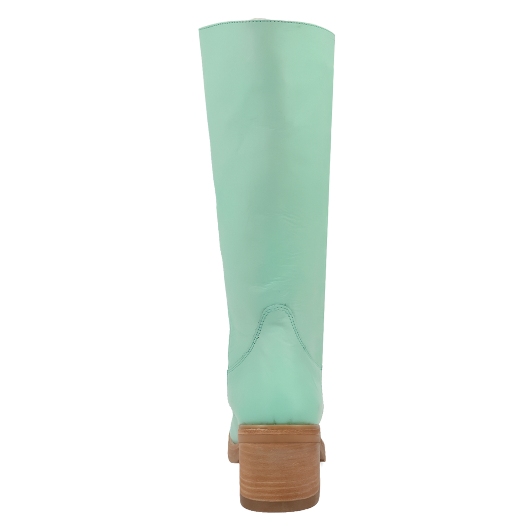 Online Exclusive | Dingo | Vagabond Leather Boot in Mint Green **PREORDER