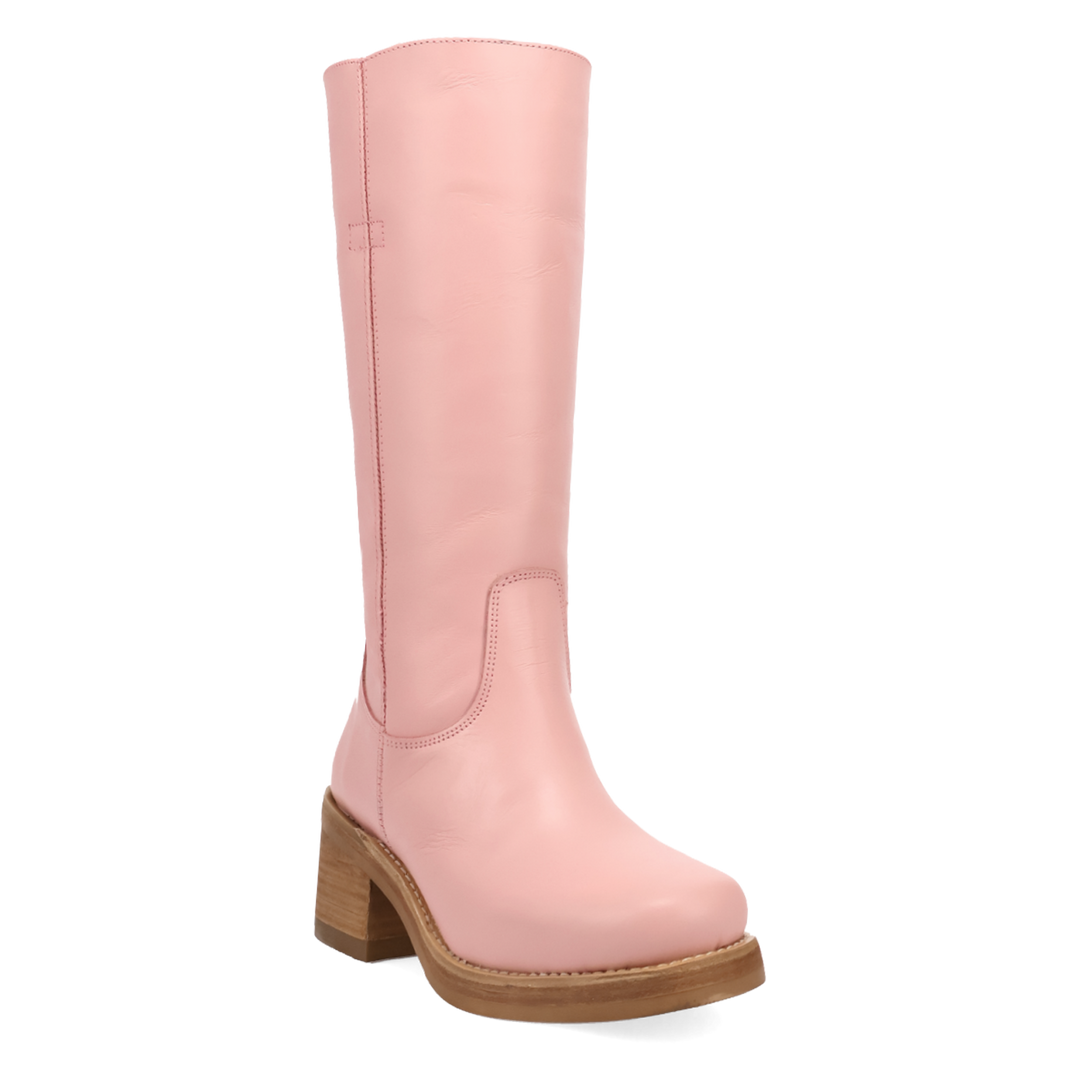 Online Exclusive | Dingo | Vagabond Leather Boot in Pink **PREORDER