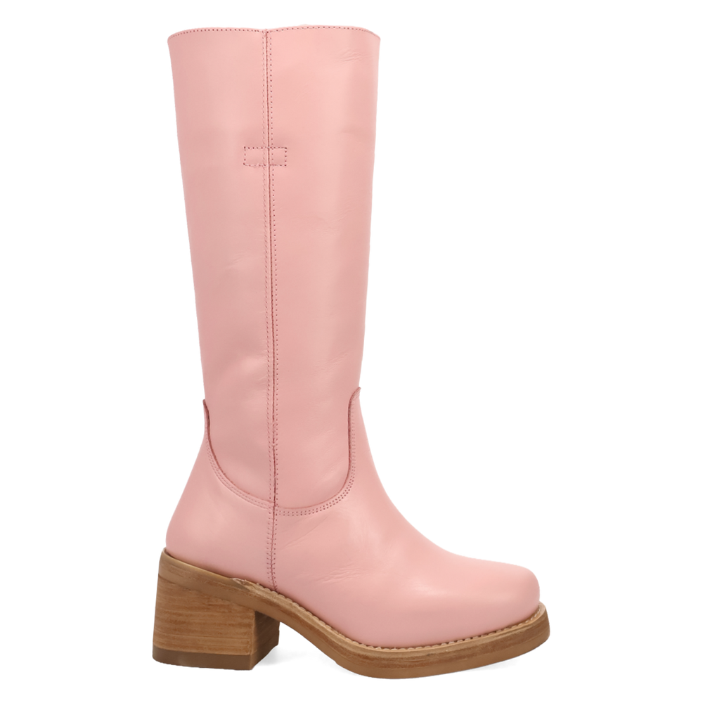 Online Exclusive | Dingo | Vagabond Leather Boot in Pink **PREORDER