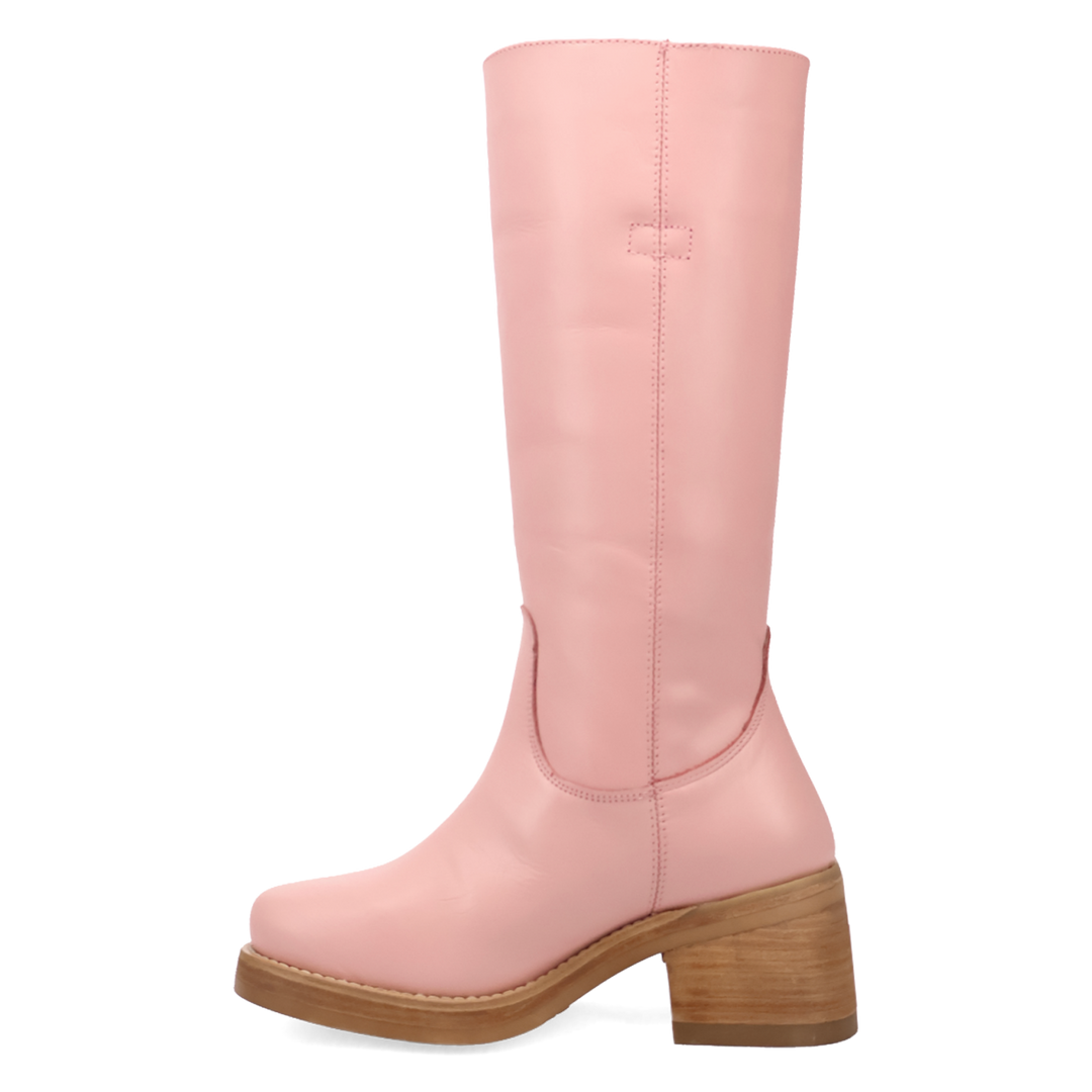 Online Exclusive | Dingo | Vagabond Leather Boot in Pink **PREORDER