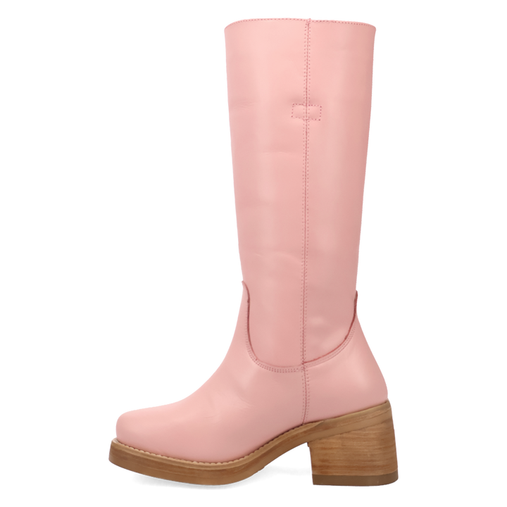 Online Exclusive | Dingo | Vagabond Leather Boot in Pink **PREORDER