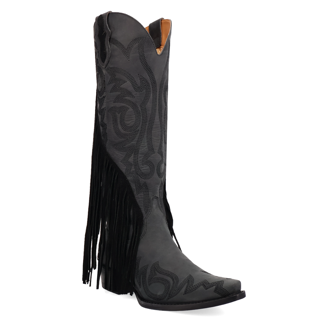 Online Exclusive | Dingo | Walk West Leather Boot in Black **PREORDER