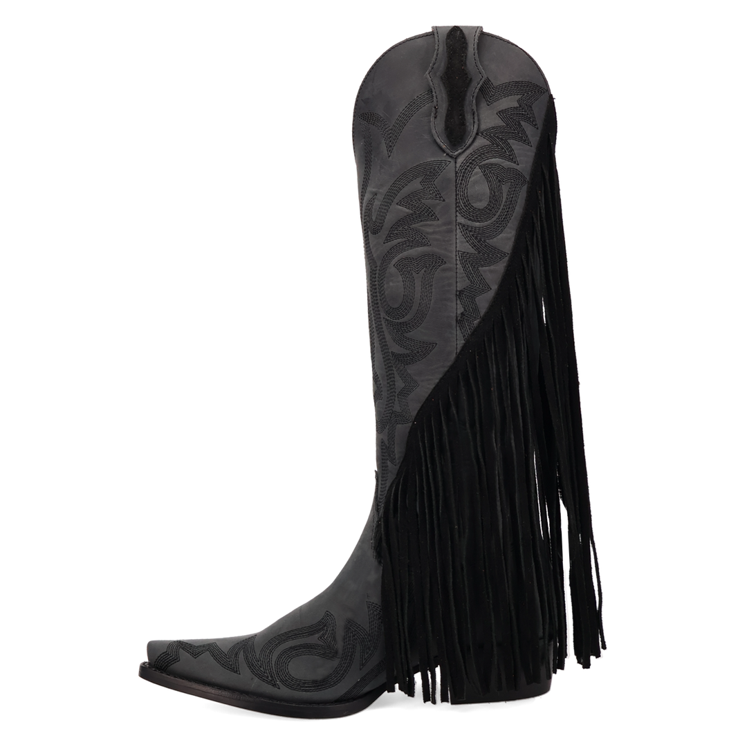 Online Exclusive | Dingo | Walk West Leather Boot in Black **PREORDER