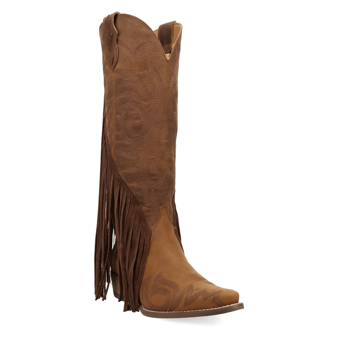 Online Exclusive | Dingo | Walk West Leather Boot in Brown **PREORDER