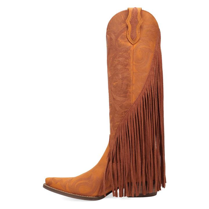 Online Exclusive | Dingo | Walk West Leather Boot in Rust **PREORDER