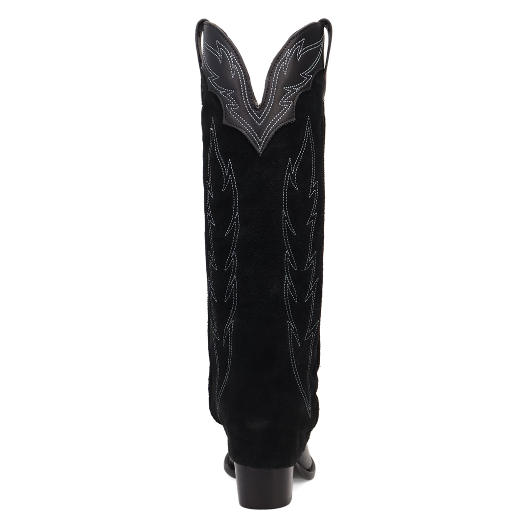 Online Exclusive | Dingo | Wild Fire Leather Boot in Black **PREORDER