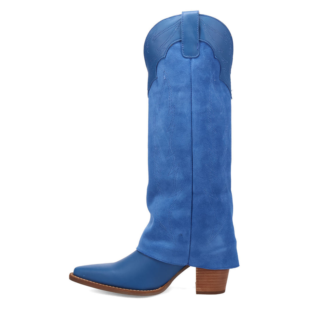 Online Exclusive | Dingo | Wild Fire Leather Boot in Blue **PREORDER