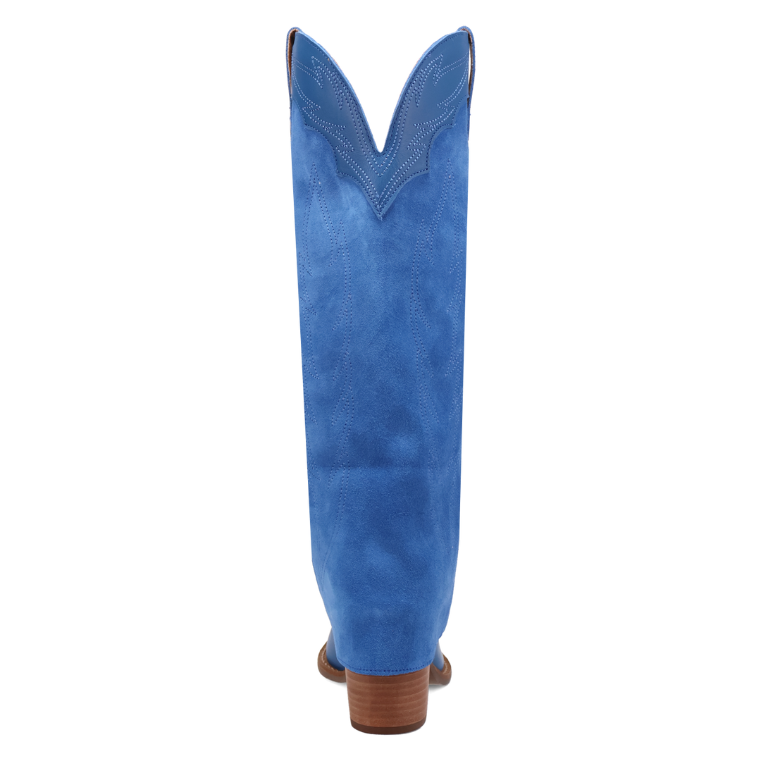 Online Exclusive | Dingo | Wild Fire Leather Boot in Blue **PREORDER