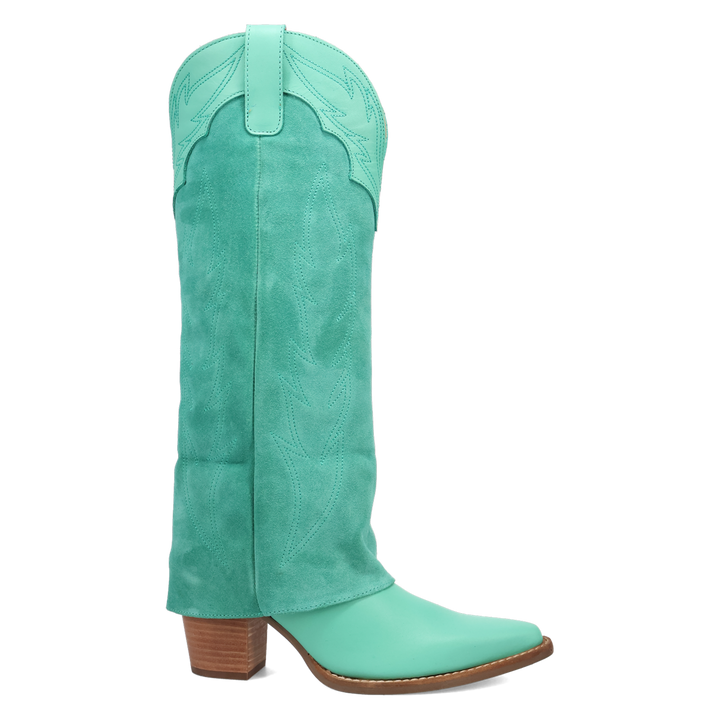 Online Exclusive | Dingo | Wild Fire Leather Boot in Green **PREORDER