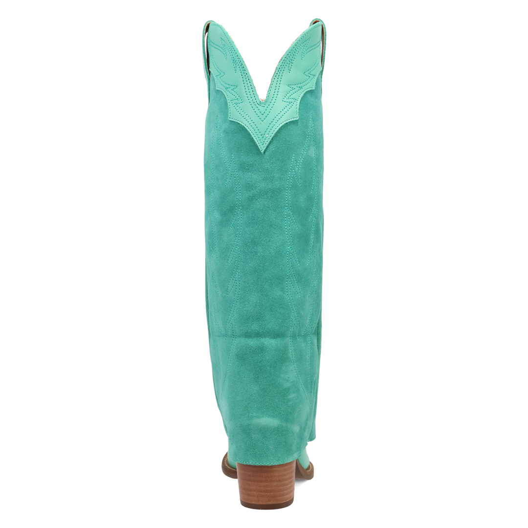 Online Exclusive | Dingo | Wild Fire Leather Boot in Green **PREORDER