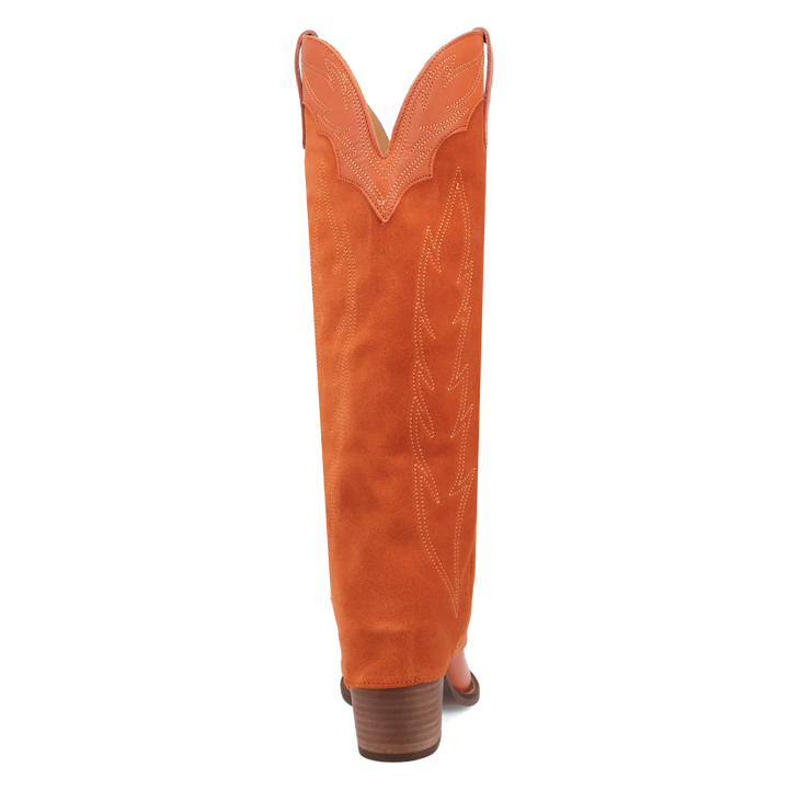 Online Exclusive | Dingo | Wild Fire Leather Boot in Orange **PREORDER