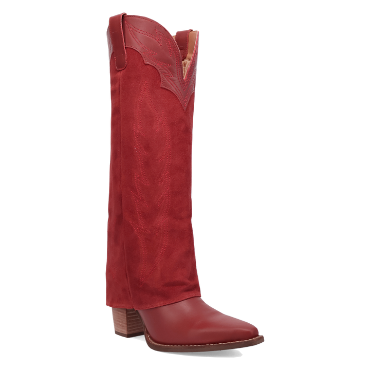 Online Exclusive | Dingo | Wild Fire Leather Boot in Red **PREORDER