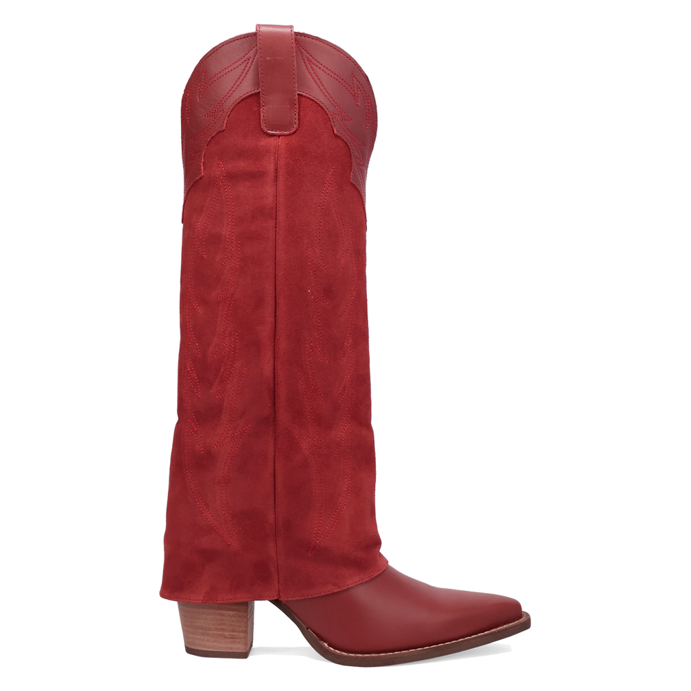 Online Exclusive | Dingo | Wild Fire Leather Boot in Red **PREORDER