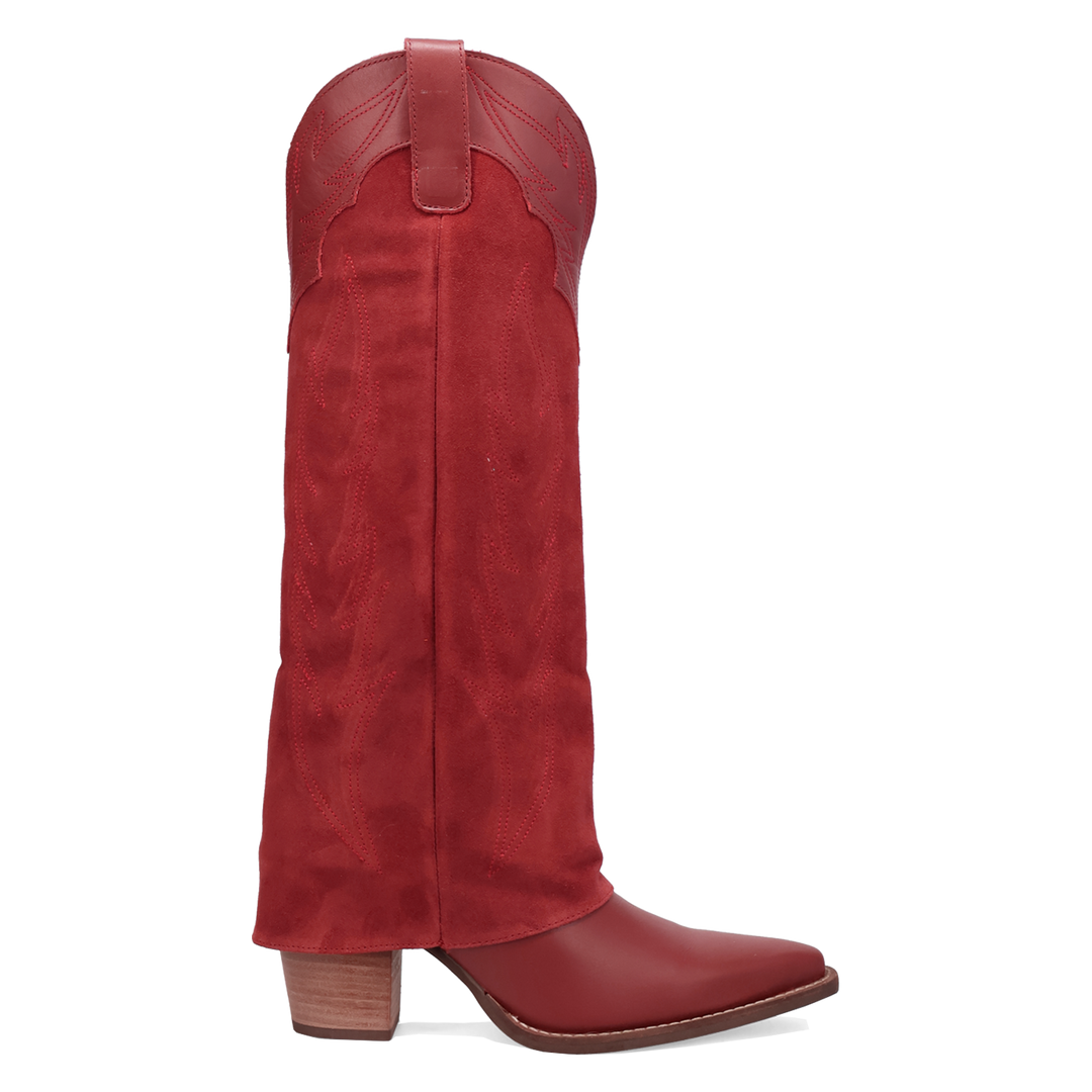 Online Exclusive | Dingo | Wild Fire Leather Boot in Red **PREORDER