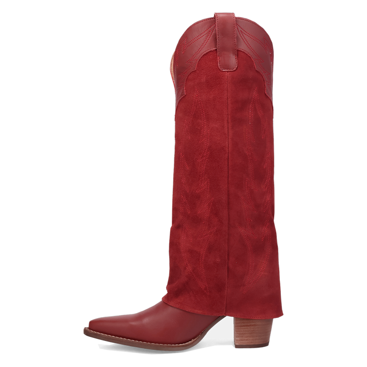 Online Exclusive | Dingo | Wild Fire Leather Boot in Red **PREORDER