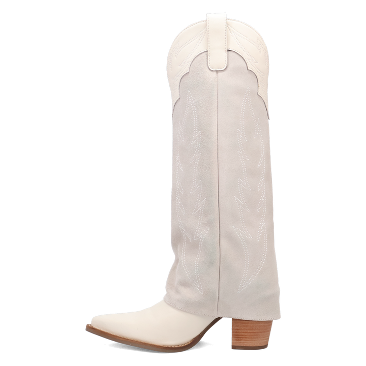 Online Exclusive | Dingo | Wild Fire Leather Boot in White **PREORDER