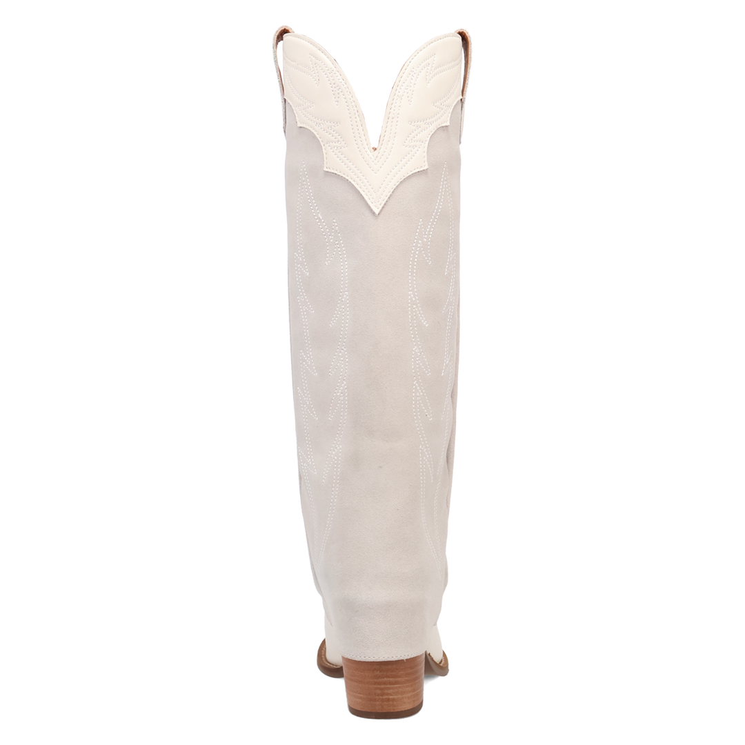 Online Exclusive | Dingo | Wild Fire Leather Boot in White **PREORDER