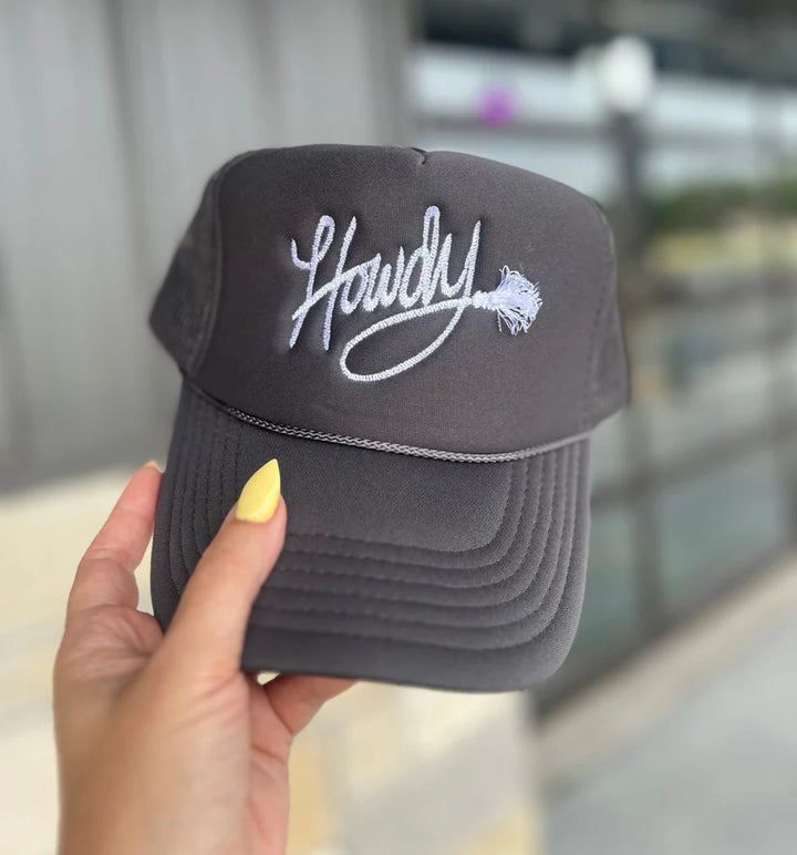 Howdy Rope Embroidered Trucker Hat