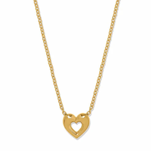 Brighton | Enchanting Heart Necklace in Silver